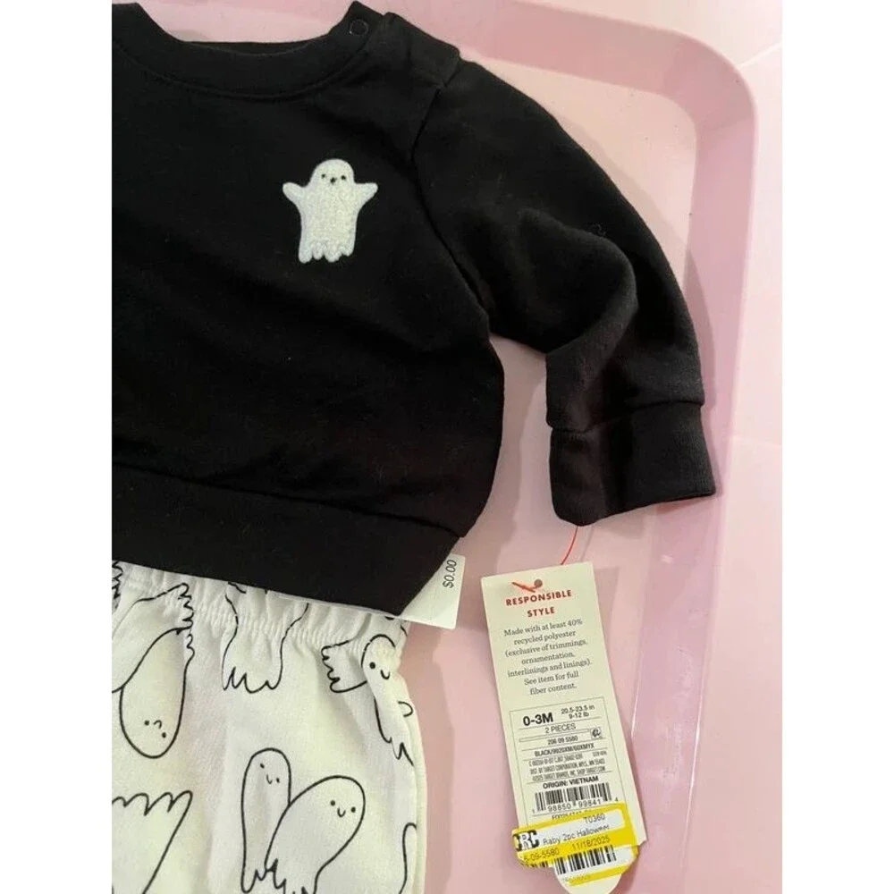 0-3month ghost set can be boys or girls